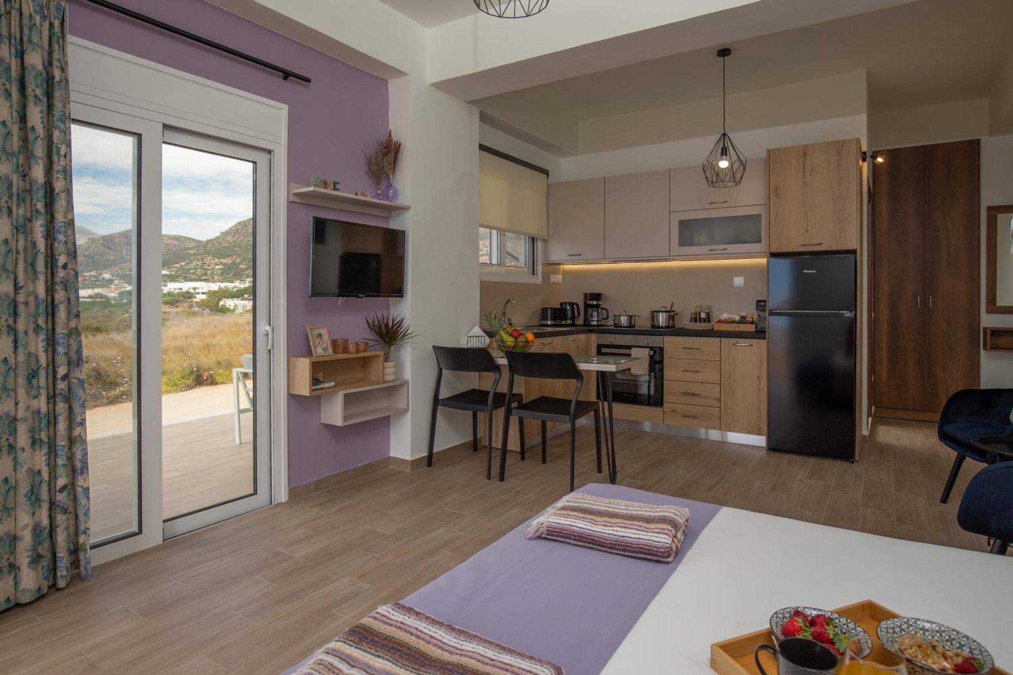 Studio Athena With Panoramic View Of Makrygialos Pilalímata Extérieur photo